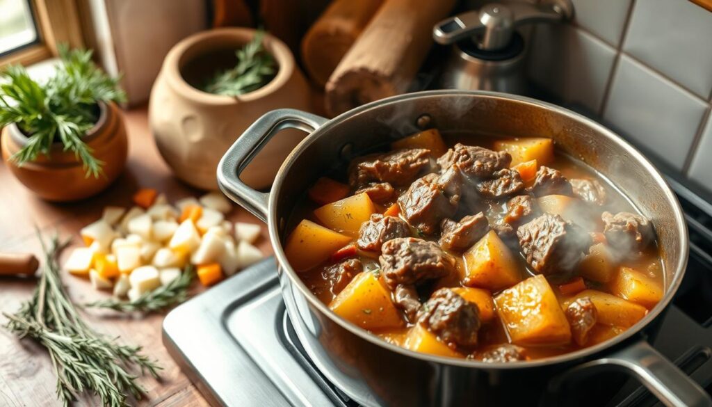 Beef and Potato Stew Flavor Techniques