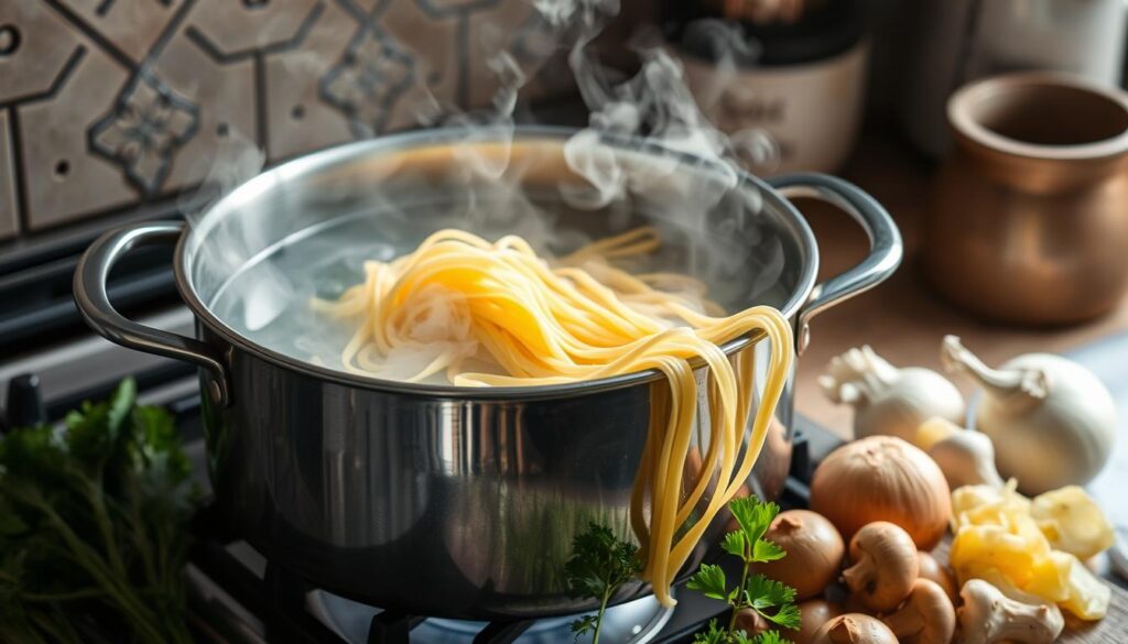 Cooking Egg Noodles for Stroganoff Cooking Egg Noodles for Stroganoff