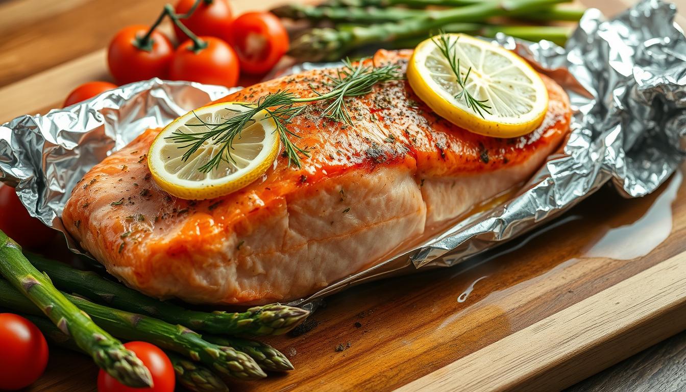 baked salmon recipe foil
