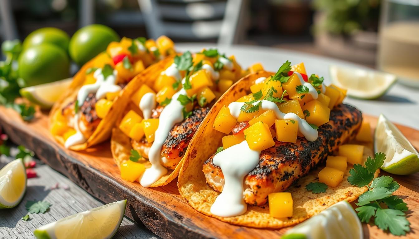 blackened salmon tacos