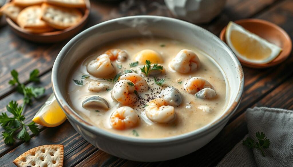creamy seafood chowder soup creamy seafood chowder soup