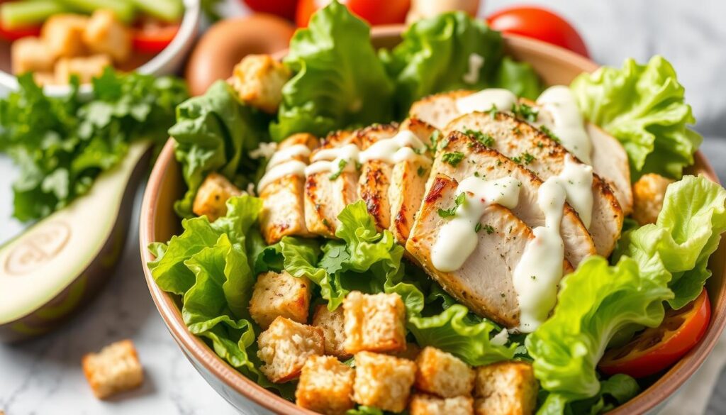 how to assemble a chicken caesar salad how to assemble a chicken caesar salad