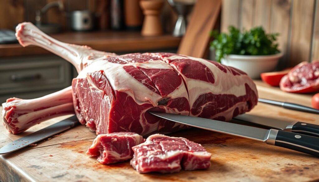 how to butterfly a leg of lamb