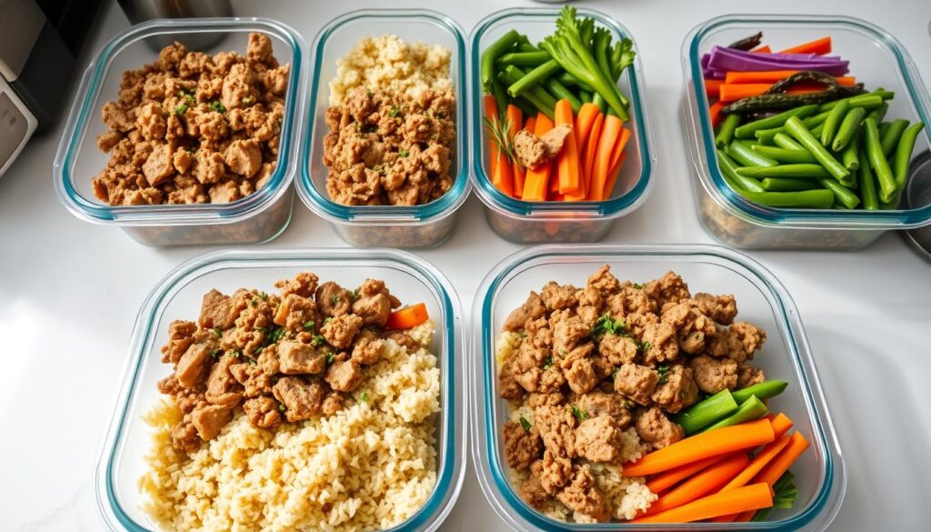 meal prep with ground turkey and rice meal prep with ground turkey and rice