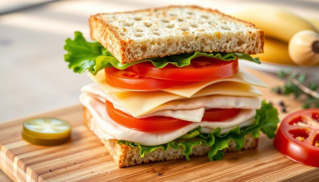 turkey and cheese sandwich turkey and cheese sandwich
