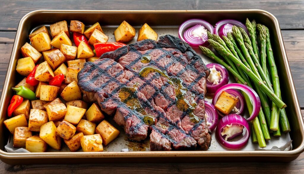 Sheet Pan Sirloin Steak Dinner Sheet Pan Sirloin Steak Dinner