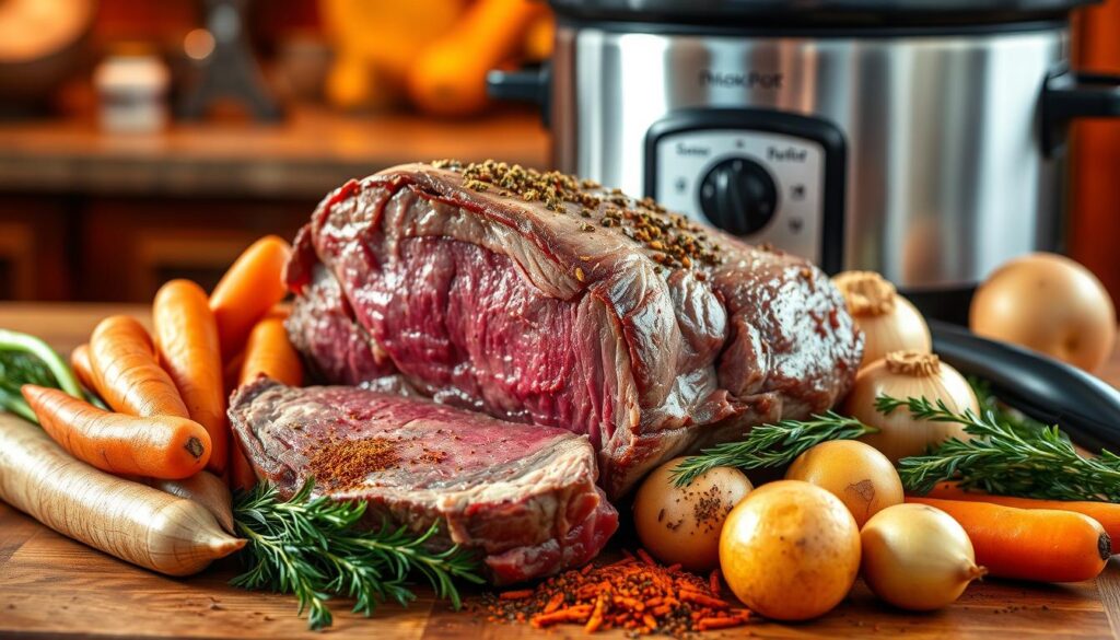 Slow Cooker Chuck Roast Preparation Slow Cooker Chuck Roast Preparation