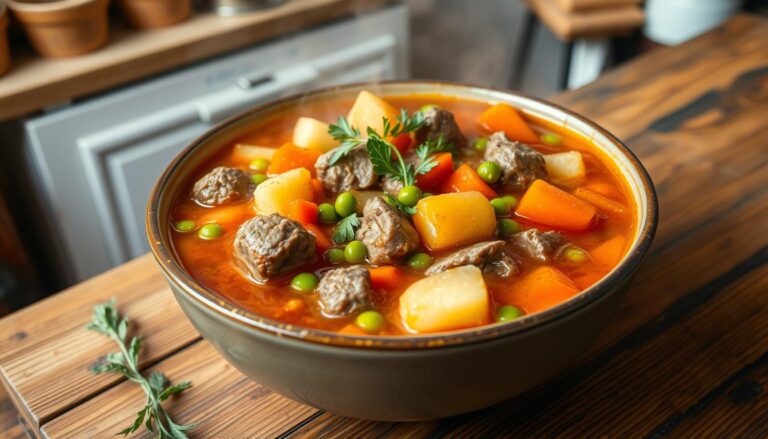 Vegetable Soup with Beef