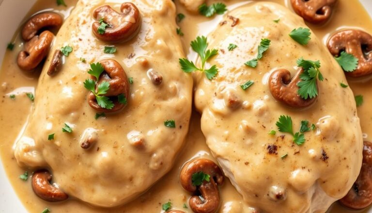 chicken with cream of mushroom soup