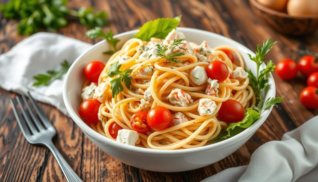 crab pasta recipe