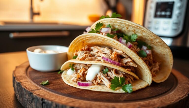 instant pot shredded chicken tacos