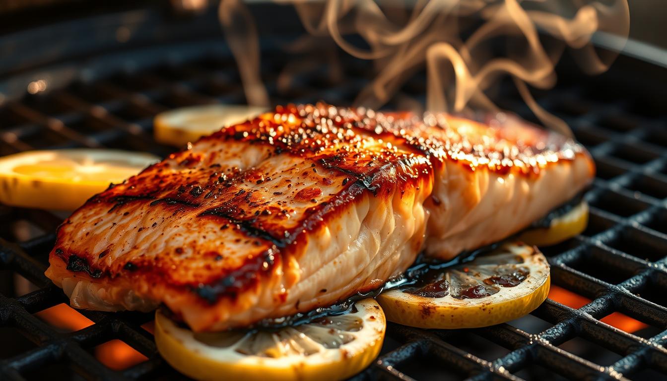 pellet grilled salmon