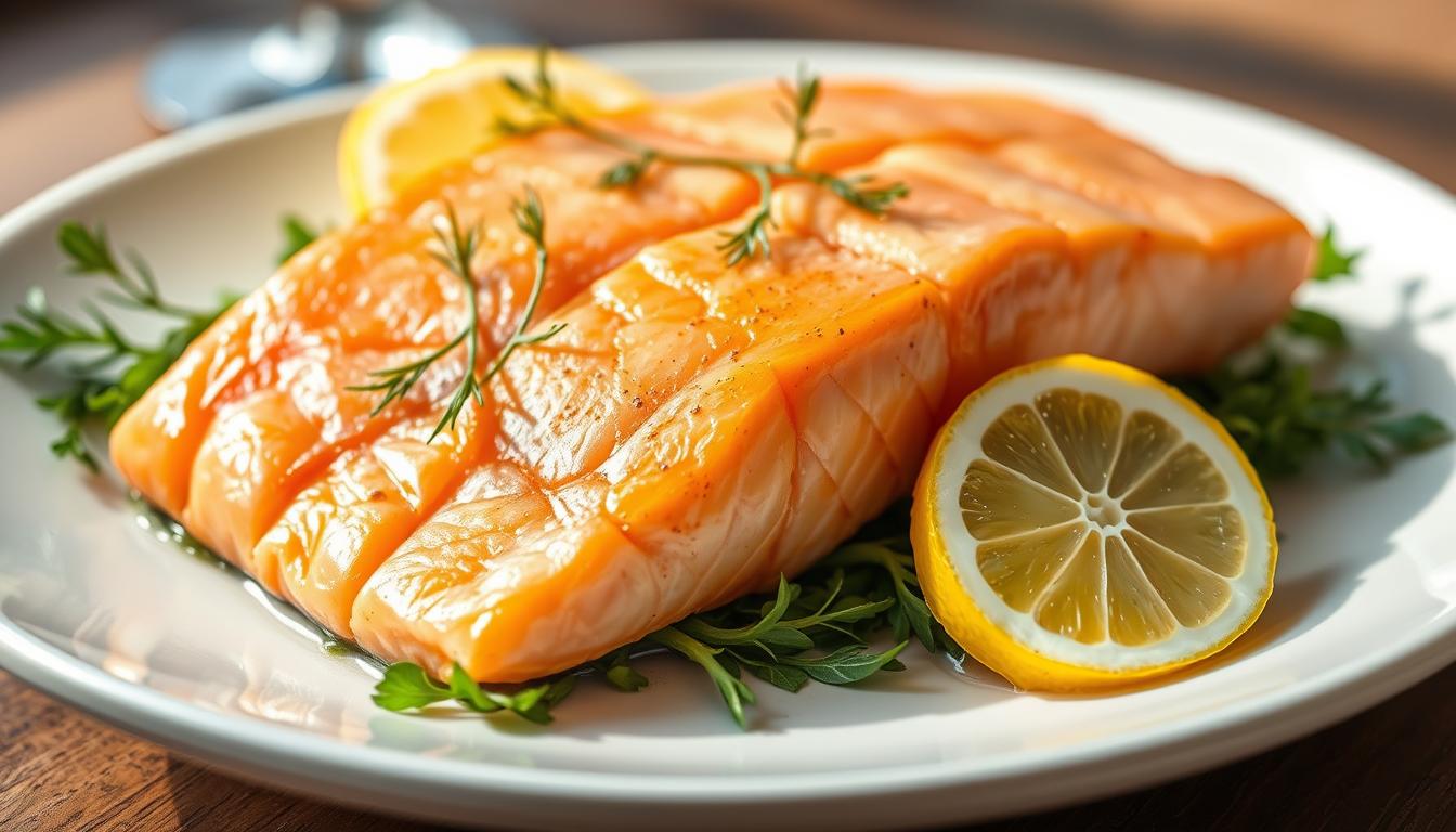 poached salmon recipe