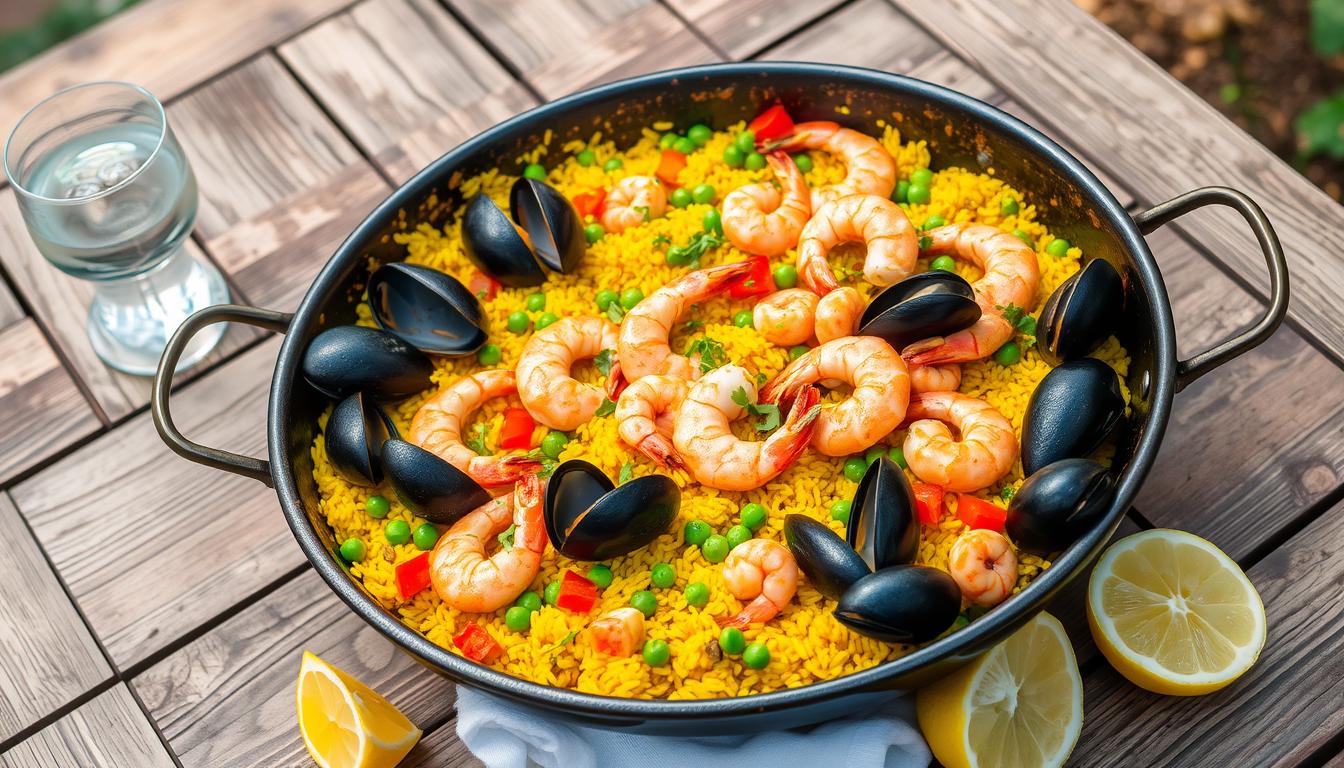 seafood paella recipe