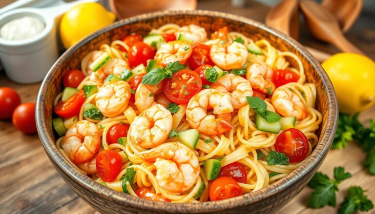 shrimp salad recipes with pasta
